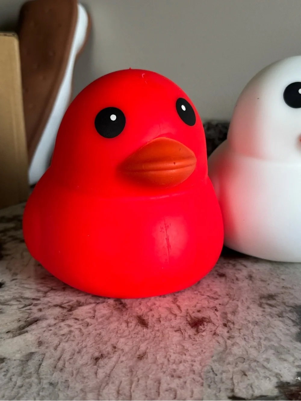 Set of 3 Sunny Days Red White & Blue Rubber Duck Squishy Set - viral squishy